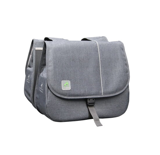 Dandell Dubbele Fietstas Nr. 44 - Grijs - 42L - Voorgevormd