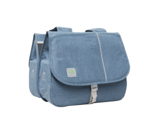 Dandell Dubbele Fietstas Nr. 44 - Lichtblauw - 42L - Voorgevormd