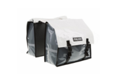 Falkx Dubbele Fietstas - Wit/Grijs - 40L