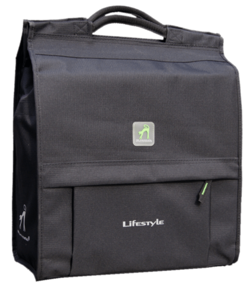 Dandell Shopper Pakaftas - Zwart - 20 Liter - Verstevigd