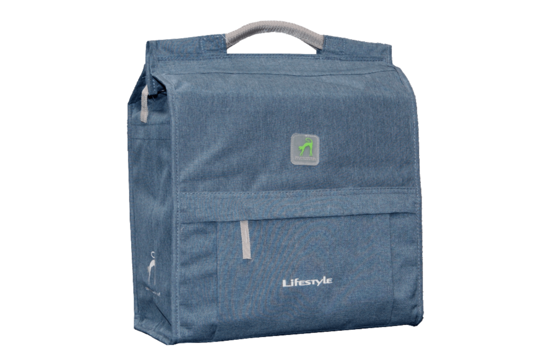 Dandell Shopper Pakaftas - Blauw - 20 Liter - Verstevigd