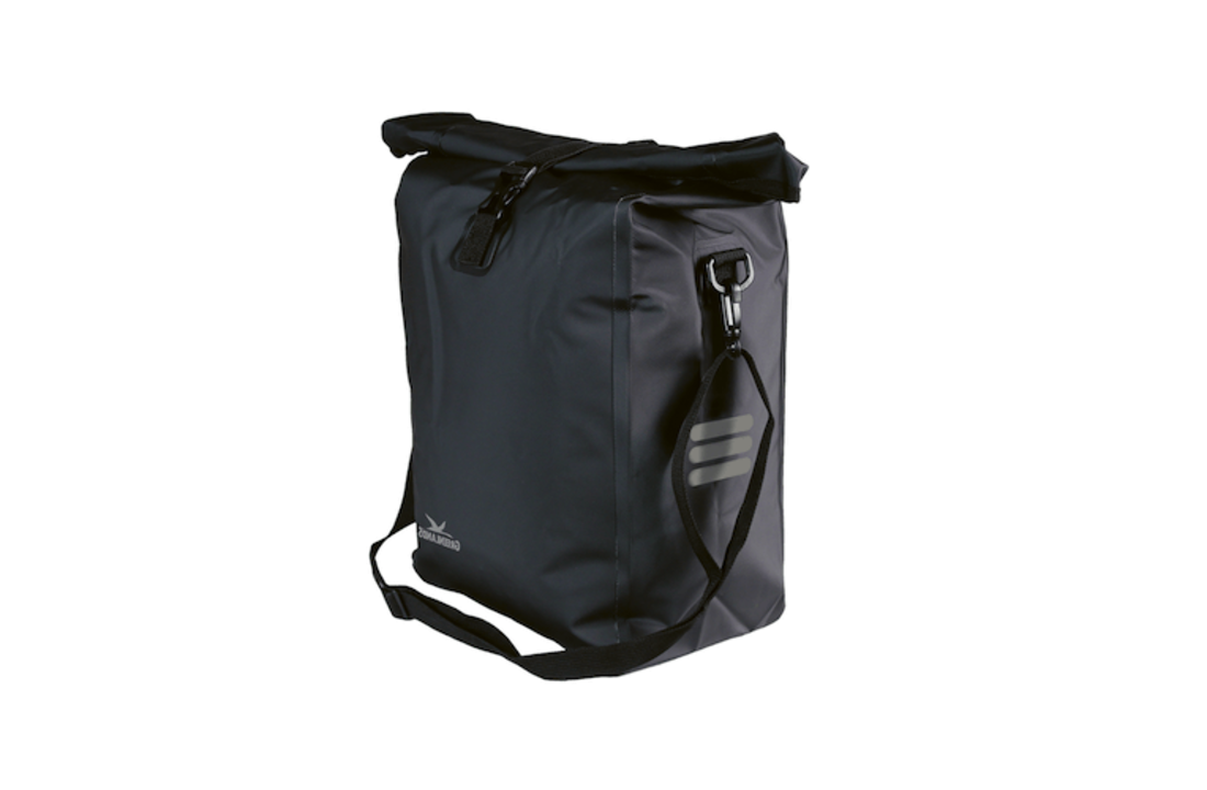 Greenlands Fietstas Pakaftas - Zwart - Waterdicht Tarpaulin - 18.5 Liter