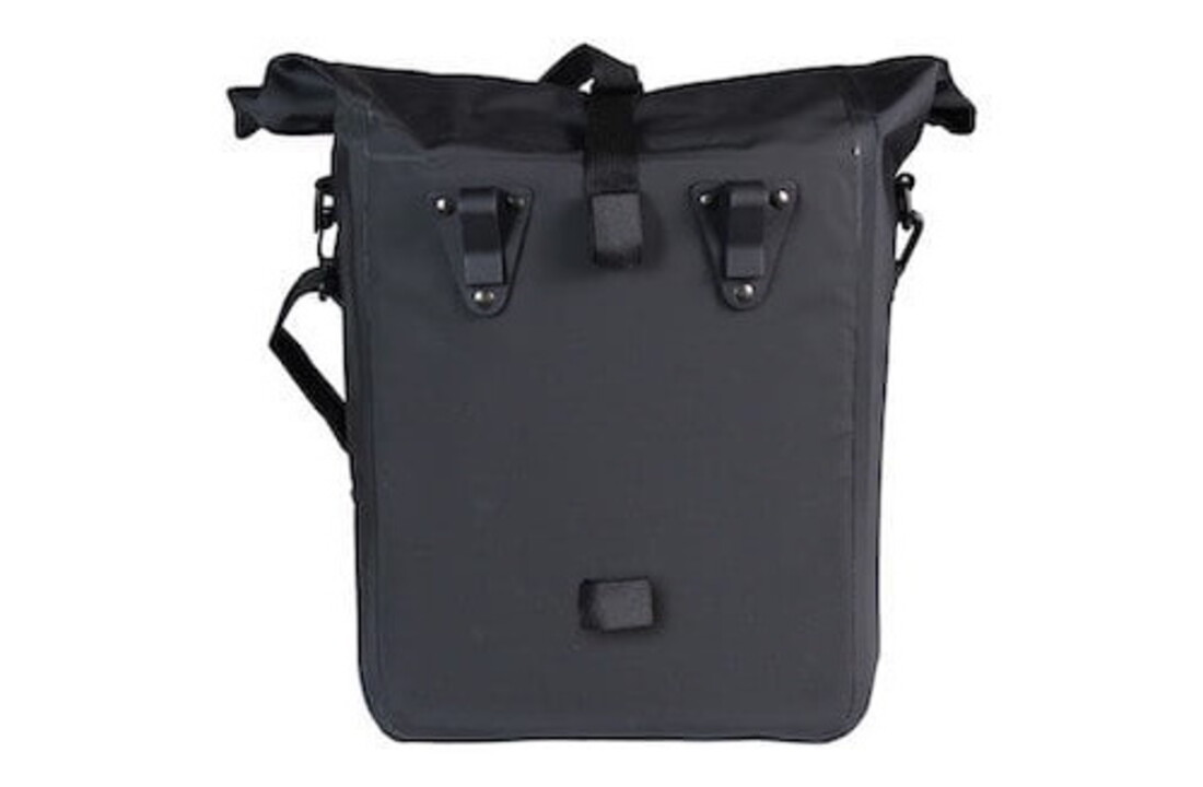 Greenlands Fietstas Pakaftas - Zwart - Waterdicht Tarpaulin - 18.5 Liter