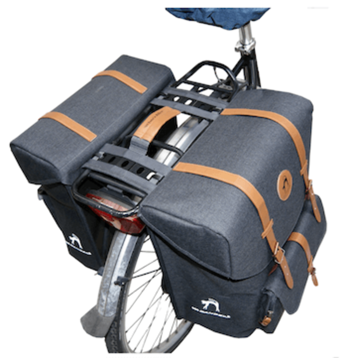 Dandell Siena - Dubbele Fietstas - Grijs - 40 Liter