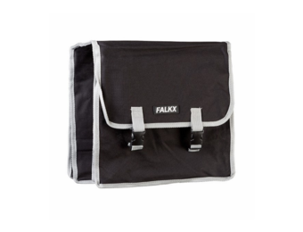 Falkx Dubbele Fietstas - Zwart - 22L