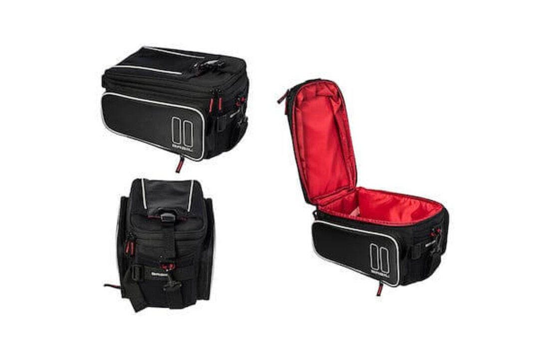 Basil Bagagedragertas / Trunkbag Fietstas - Zwart - 7-15L