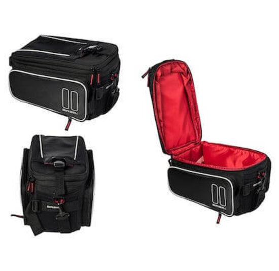 Basil Bagagedragertas / Trunkbag Fietstas - Zwart - 7-15L