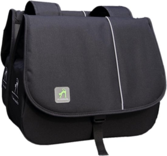 Dandell Dubbele Fietstas Nr. 44 - Zwart - 42L - Voorgevormd