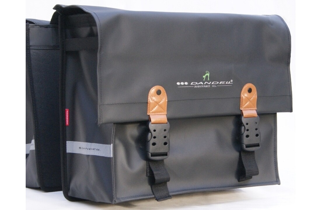Dandell Reverse XL - Dubbele Fietstas - Zwart - 47 Liter