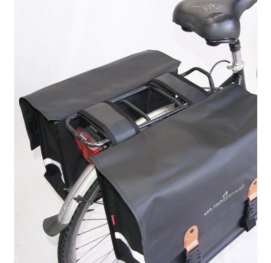 Dandell Reverse XL - Dubbele Fietstas - Zwart - 47 Liter