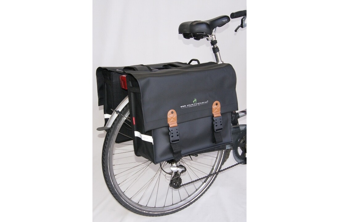 Dandell Reverse XL - Dubbele Fietstas - Zwart - 47 Liter