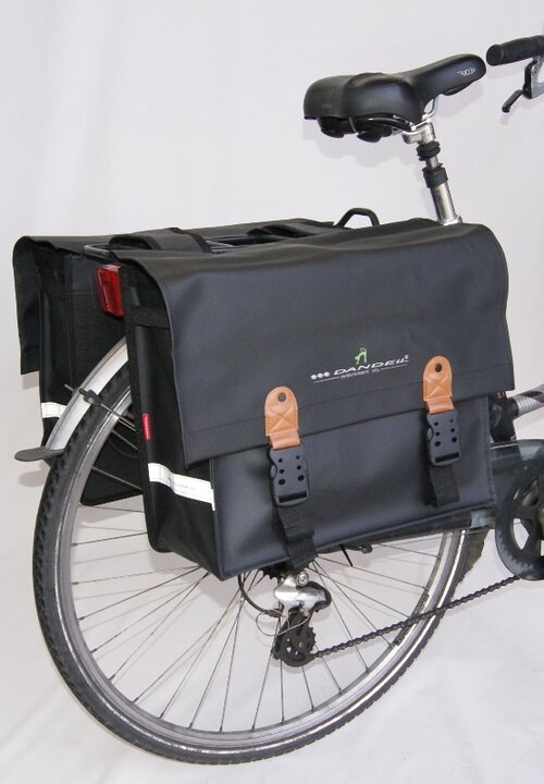 Dandell Reverse XL - Dubbele Fietstas - Zwart - 47 Liter