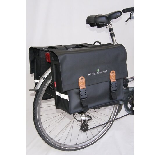 Dandell Reverse XL - Dubbele Fietstas - Zwart - 47 Liter