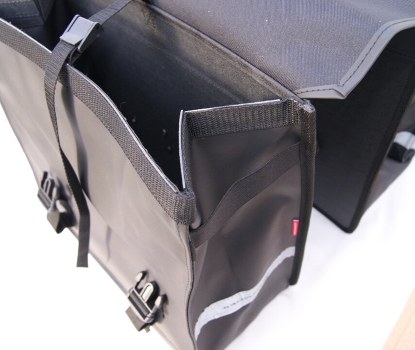 Dandell Reverse XL - Dubbele Fietstas - Zwart - 47 Liter