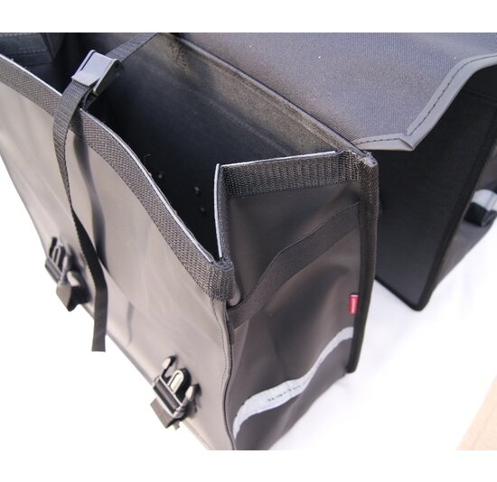 Dandell Reverse XL - Dubbele Fietstas - Zwart - 47 Liter
