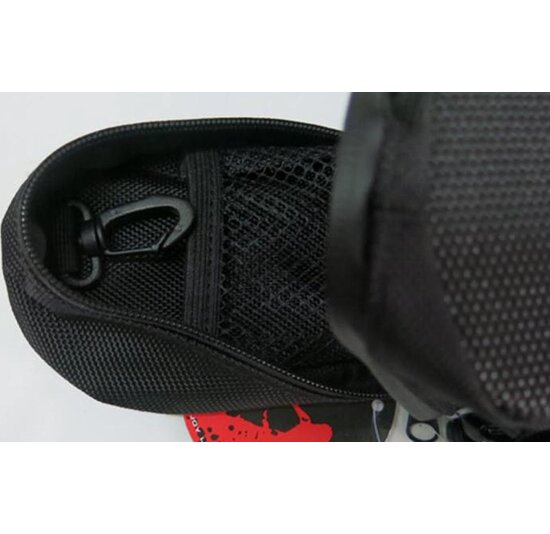 Voltano Zadeltas - Zwart - Waterdicht - 1 liter