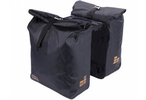 Contec Double Waterproof - MIK - Dubbele fietstas 40L - Zwart/Goud