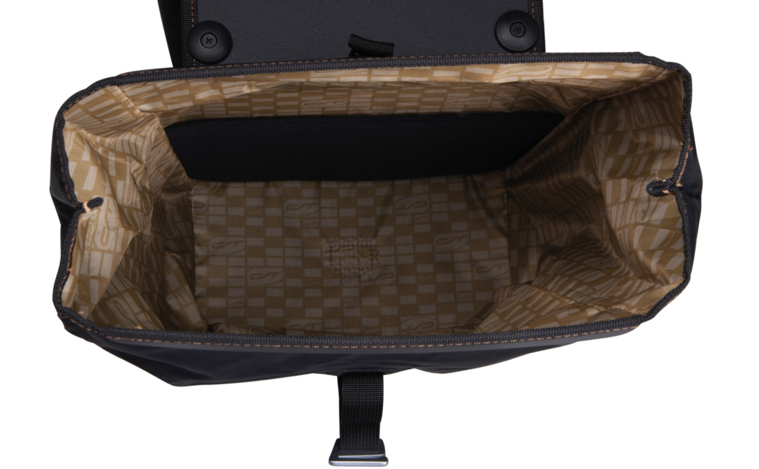 Contec Double Waterproof - MIK - Dubbele fietstas 40L - Zwart/Goud