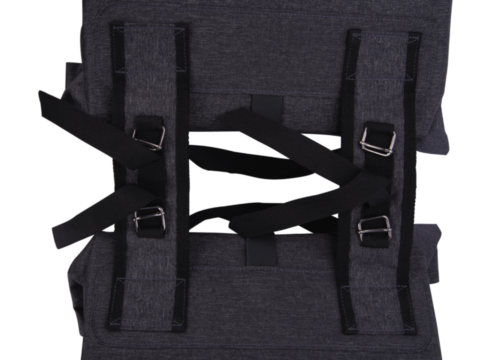 Contec LIM Dubbele Fietstas 34L - Ashy Grijs - Fietstas