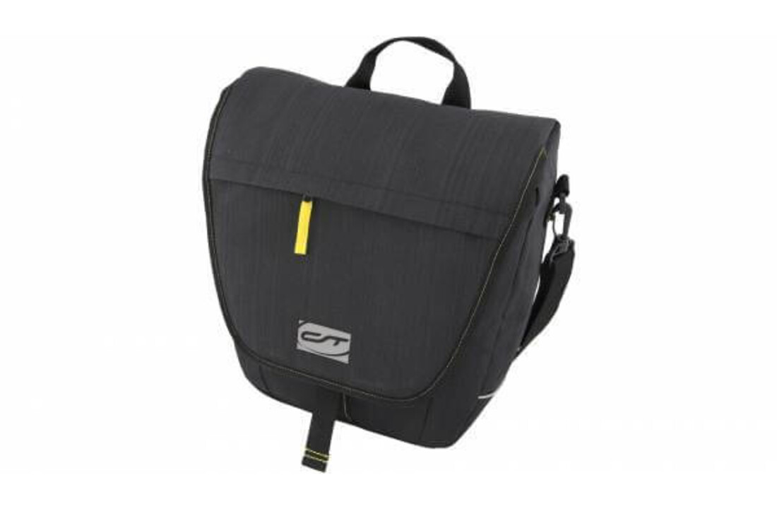 Contec Neo Single Pakaftas 12.5L - Zwart/Geel - Fietstas