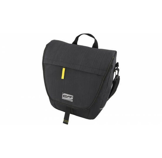 Contec Neo Single Pakaftas 12.5L - Zwart/Geel - Fietstas