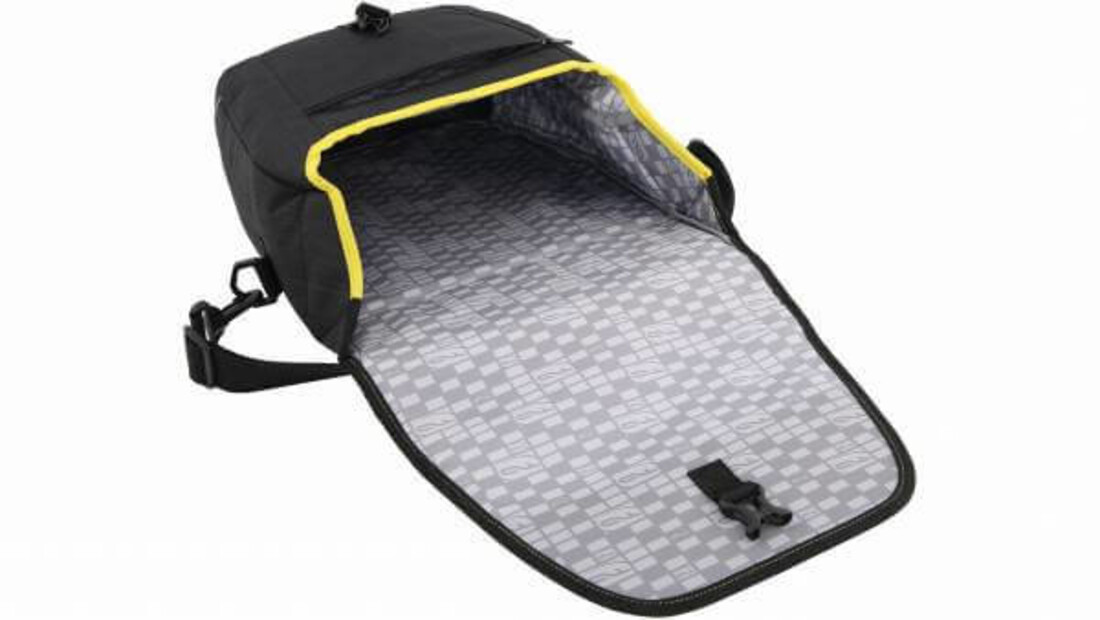 Contec Neo Single Pakaftas 12.5L - Zwart/Geel - Fietstas