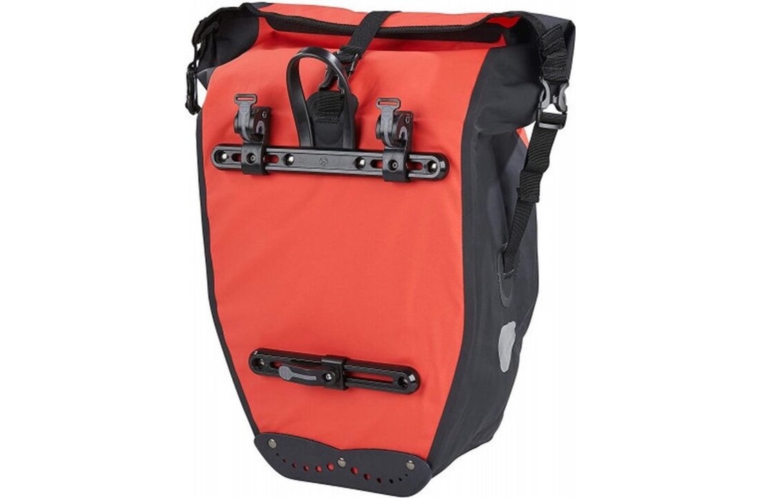 Büchel Luxe Pakaftas / Enkele fietstas - Rood/Zwart - 25.4L