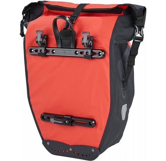 Büchel Luxe Pakaftas / Enkele fietstas - Rood/Zwart - 25.4L