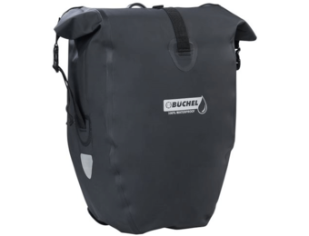 Büchel Luxe Pakaftas / Enkele fietstas - Zwart - 25.4L