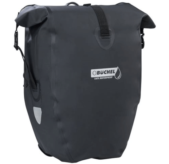 Büchel Luxe Pakaftas / Enkele fietstas - Zwart - 25.4L