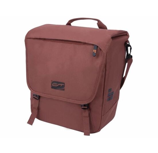 Contec Via Tour Enkele Pakaftas 16L - Roest Rood