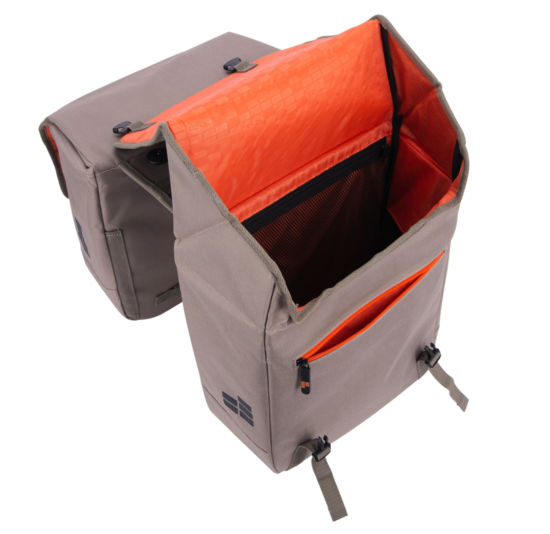 Contec Via Tour Dubbele Fietstas 32L MIK - Desert