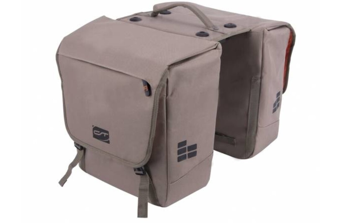 Contec Via Tour Dubbele Fietstas 32L MIK - Desert