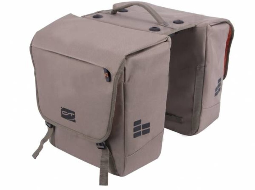 Contec Via Tour Dubbele Fietstas 32L MIK - Desert