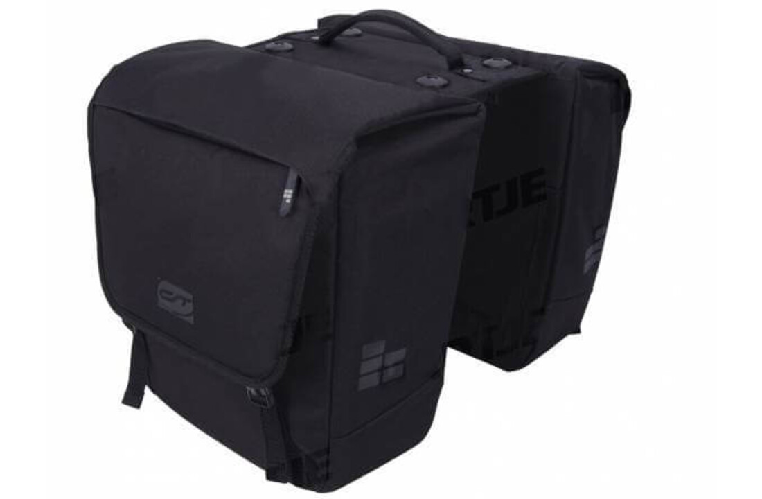 Contec Via Tour Dubbele Fietstas 32L MIK - Zwart