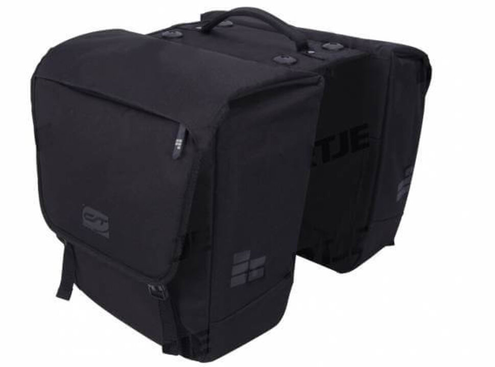 Contec Via Tour Dubbele Fietstas 32L MIK - Zwart