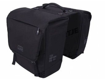 Contec Via Tour Dubbele Fietstas 32L MIK - Zwart