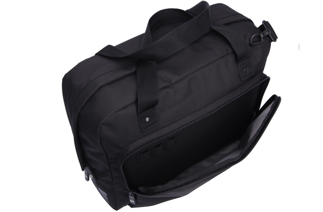 Contec Via Office Schoudertas 18L - Zwart