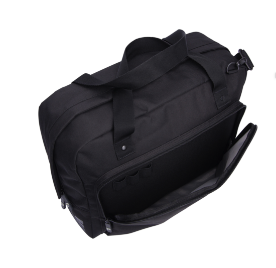 Contec Via Office Schoudertas 18L - Zwart