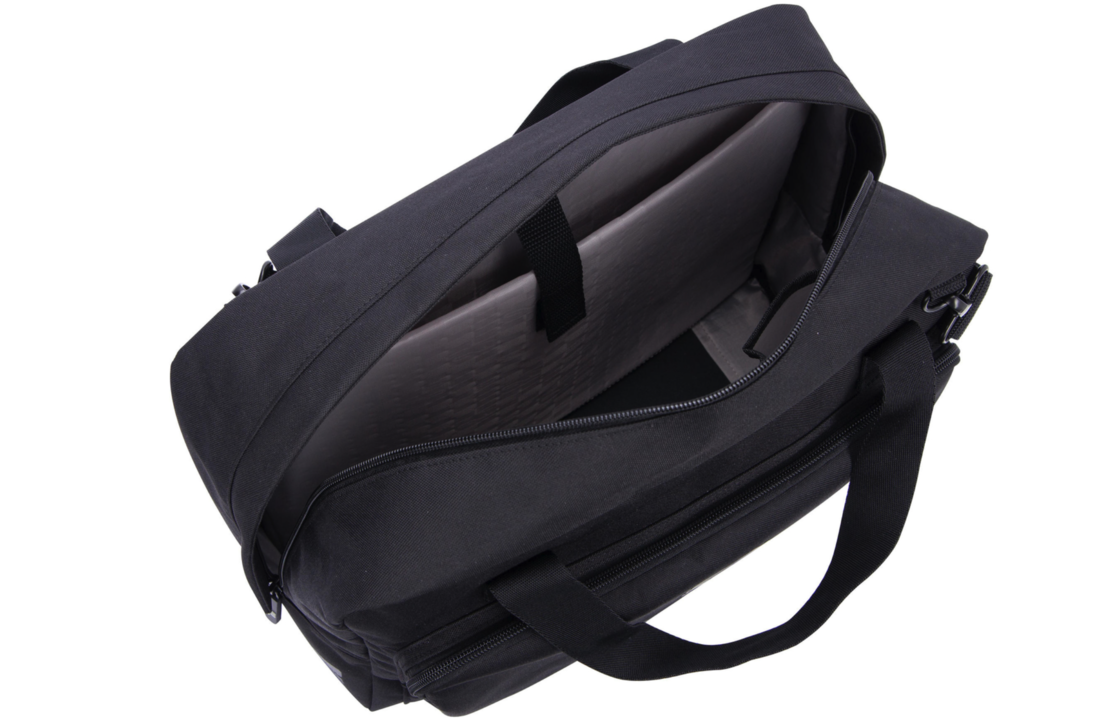 Contec Via Office Schoudertas 18L - Zwart