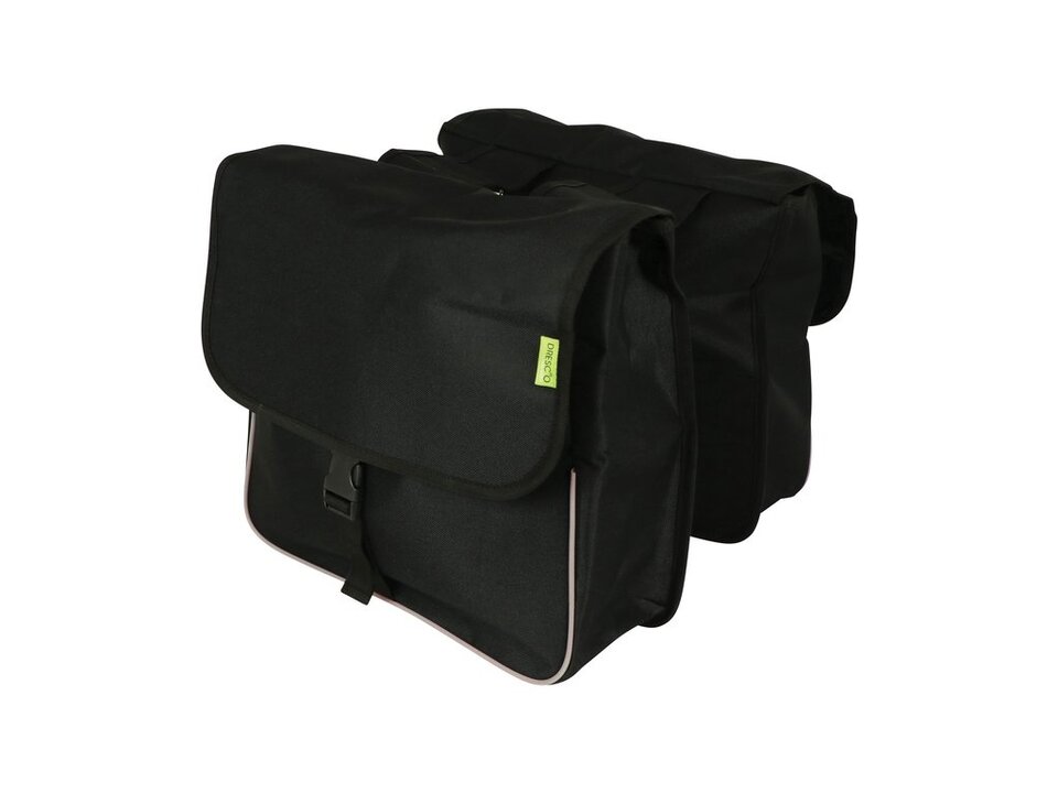 Dresco Dubbele Fietstas Basic Shopper - 32L - Zwart