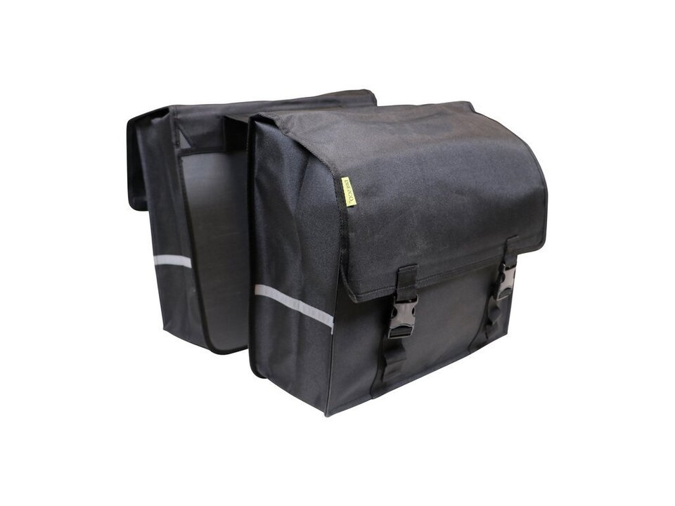 Dresco Dubbele Fietstas Super Shopper - 50L - Zwart