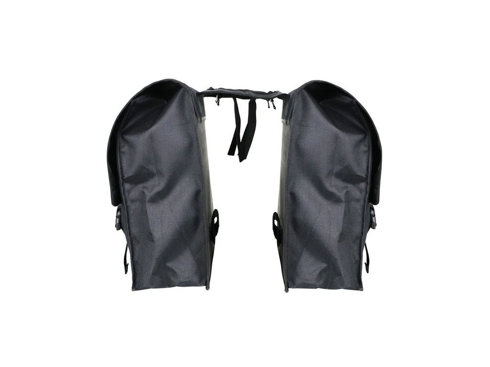 Dresco Dubbele Fietstas Super Shopper - 50L - Zwart