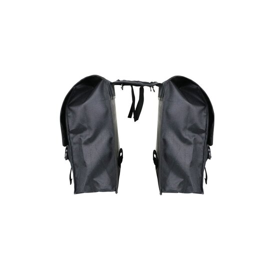 Dresco Dubbele Fietstas Super Shopper - 50L - Zwart