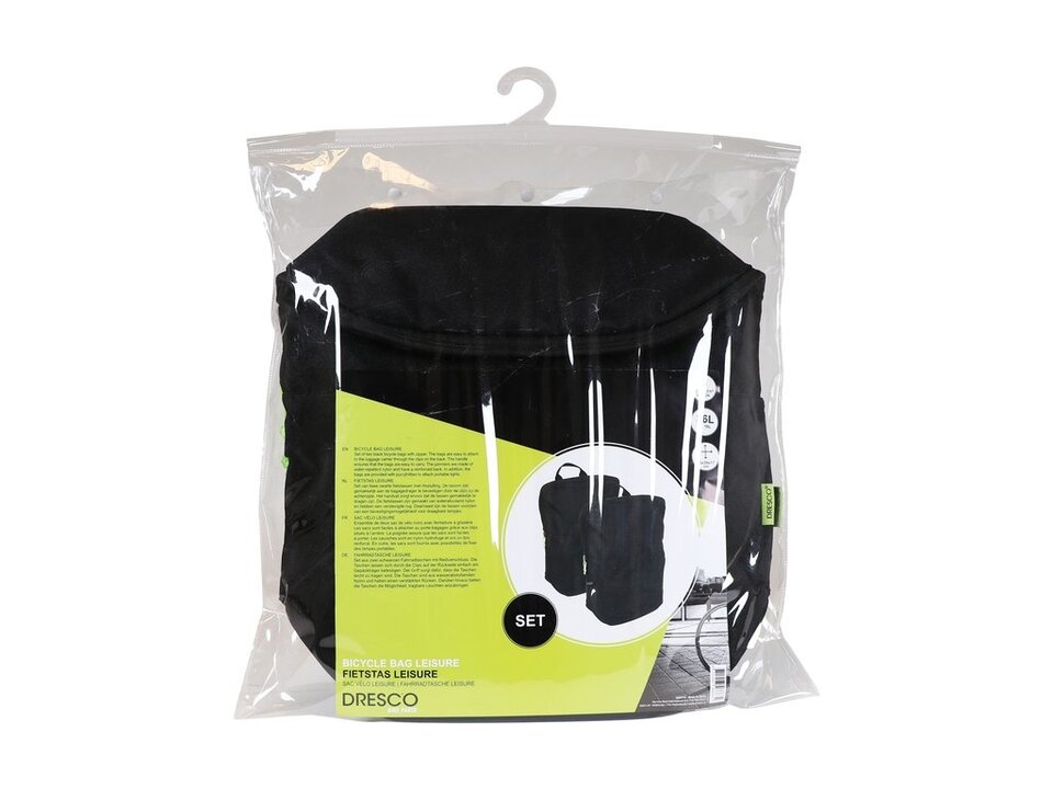 Dresco Dubbele Pakaftas Leisure - 36L - Zwart