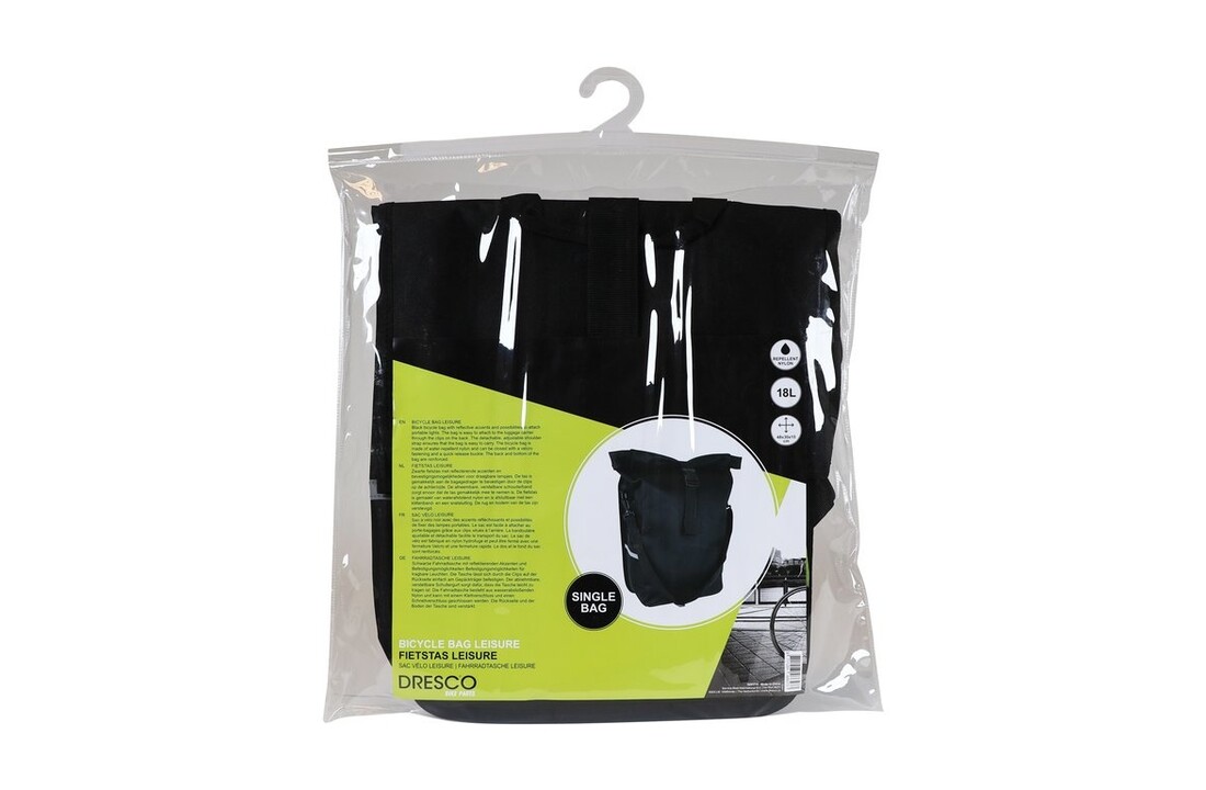 Dresco Enkele Pakaftas Leisure - 18L - Zwart