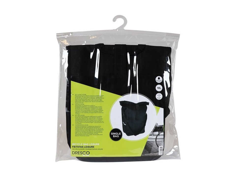 Dresco Enkele Pakaftas Leisure - 18L - Zwart