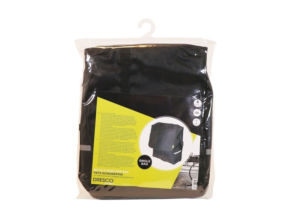 Dresco Enkele Pakaftas Shoudertas - 20L - Zwart