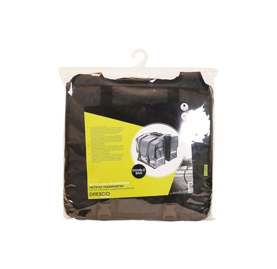 Dresco Dubbele Fietstas Transporter - 40L - Zwart
