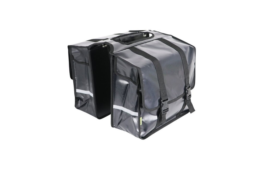 Dresco Dubbele Fietstas Transporter - 40L - Zwart
